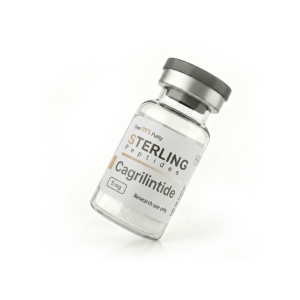 Cagrilintide 5mg UK Peptides.png Research peptide vial high purity compound