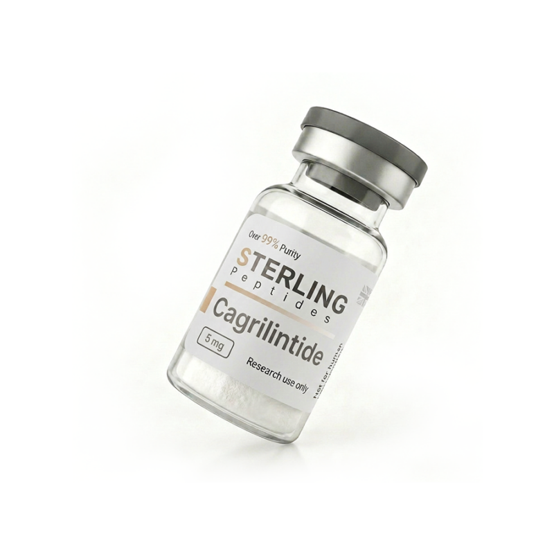 Cagrilintide 5mg UK Peptides.png Research peptide vial high purity compound