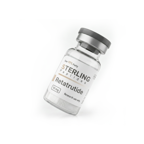 Research peptide vial high purity compound