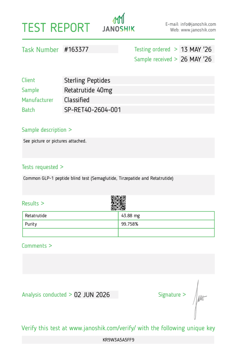 reta40 third Lab-Tested Compounds Reta 40 uk