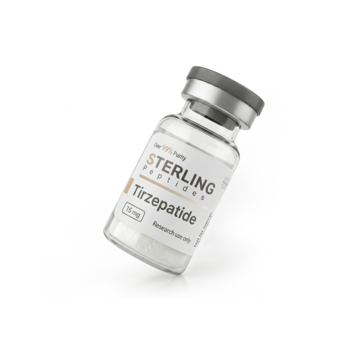Research peptide vial high purity compound