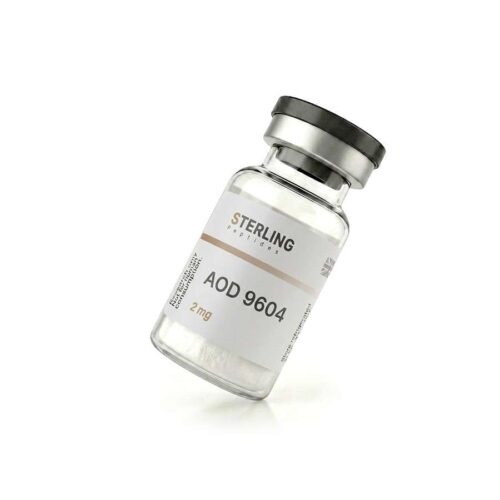 aod-9604-peptide-vial AOD 9604 from Sterling, with white powder UK