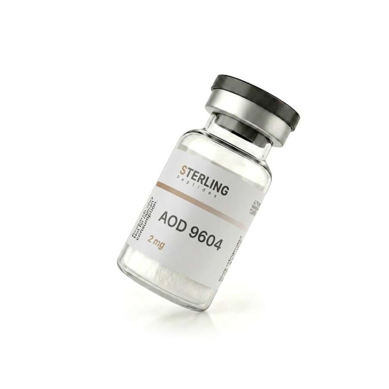 aod-9604-peptide-vial AOD 9604 from Sterling, with white powder UK