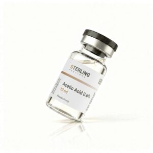 sterling-peptides-acetic-acid-0-6-percent-10ml-uk.jpg Sterling Peptides acetic acid 0.6% 10ml sterile solution laboratory research UK