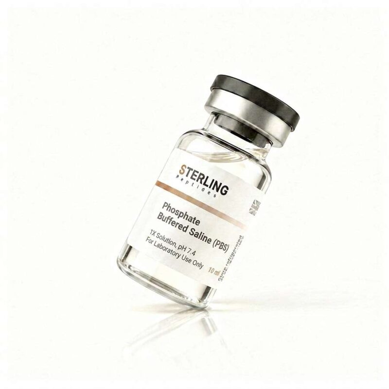 Sterling Peptides phosphate buffered saline PBS 10ml 1X solution pH 7.4 laboratory use UK